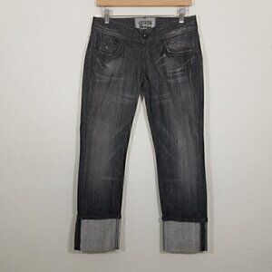 Guess Primium Cuffed Cropped Jeans Size 27